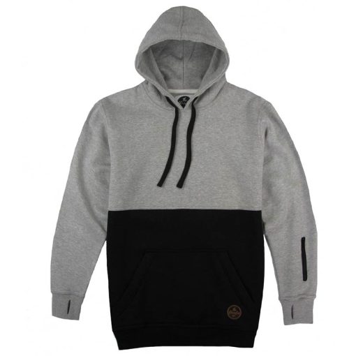 Custom-hoodie-split- grey-black