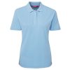 Custom Womens Polo Shirt Light Blue