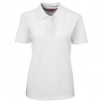 Custom Womens Polo Shirt - White