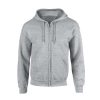 Grey hoodie with zipper