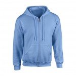 Sky blue zipper hoodie