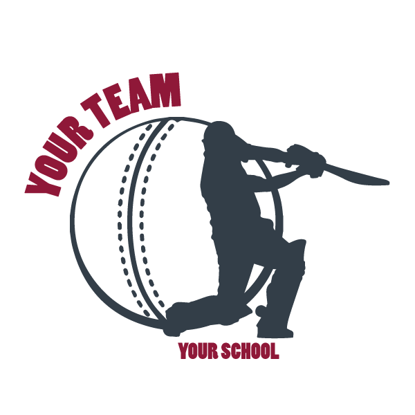 Cricket team hoodie print