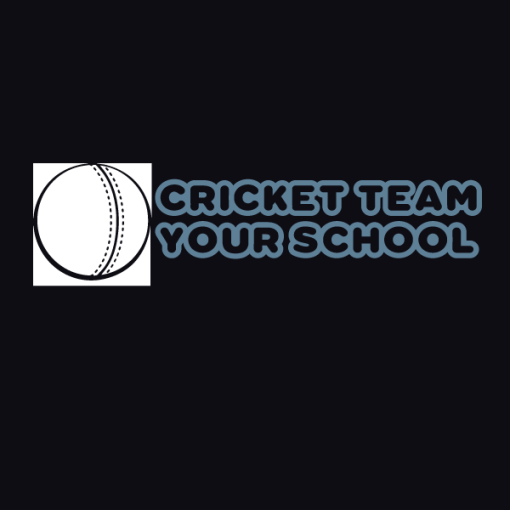 Cricket team hoodie print