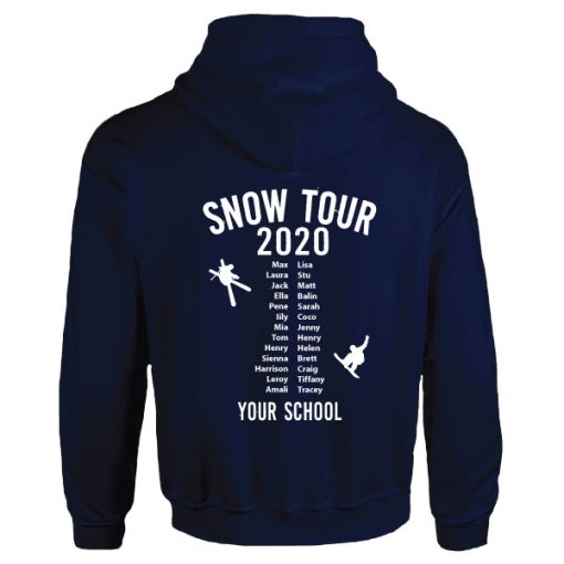 Snow tour 2020 with names list