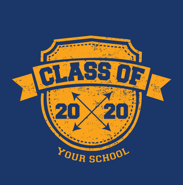 Class of 2020 leavers hoodie sheild logo