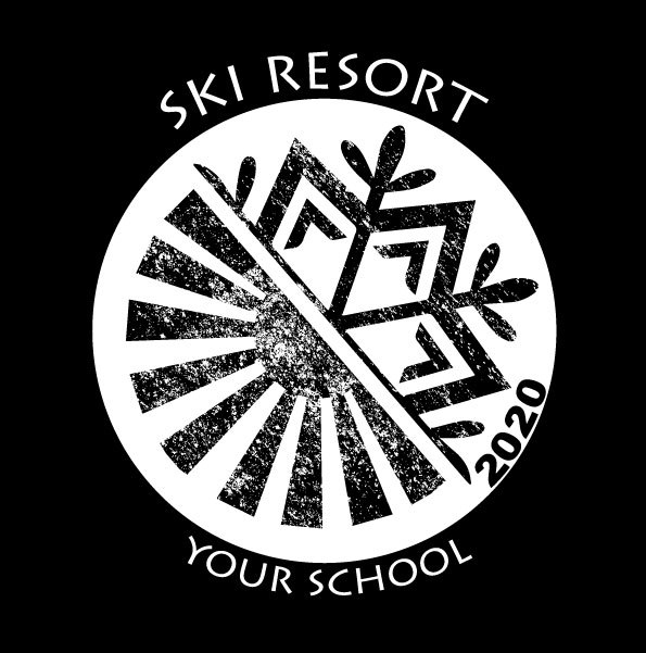 Snow flake and sun resort design